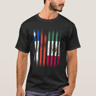 Camiseta Chile Flag Mexico Grown Country Flags Stripes