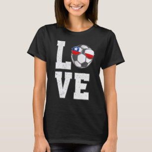 Camiseta Chile: Futebol ama bandeira do ventilador chileno