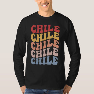 Camiseta Chile Groovy Retro Chilean