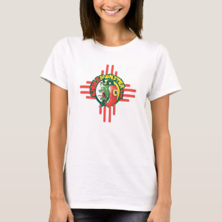 Camiseta Chile Monstro Longa Folga Senhoras Tee