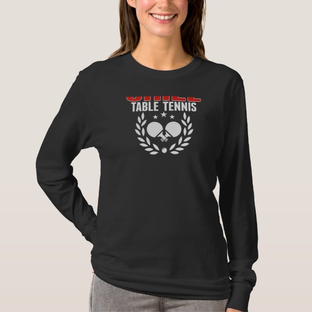Camiseta Chile Ping Pong   Equipe de Tênis de Mesa Chilena  (Frente)