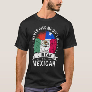 Camiseta Chile sinaliza México crescendo orgulho de cidadão