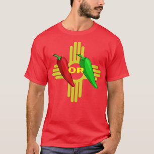 Camiseta Chile Vermelho ou Verde Ataca Novo México Zia 1