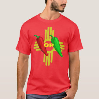 Camiseta Chile Vermelho ou Verde Ataca Novo México Zia 1