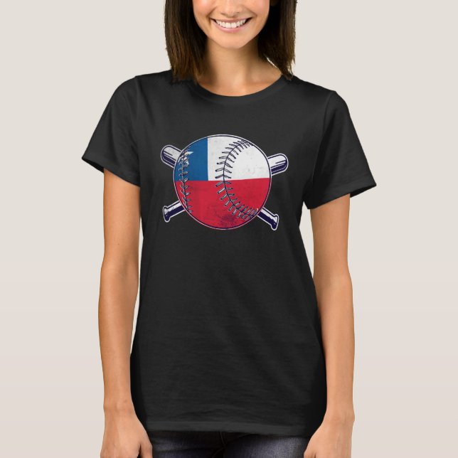 Camiseta Chilean Baseball Sport Chile Baseball Team (Frente)