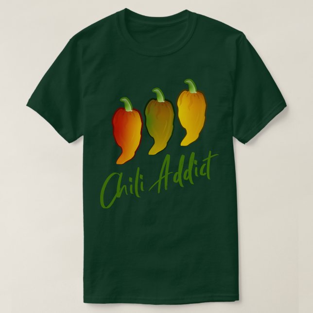 Camiseta Chili Addict (Frente do Design)