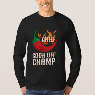 Camiseta Chili Cook Off Champ Fiery Excelência Espicaria Cu