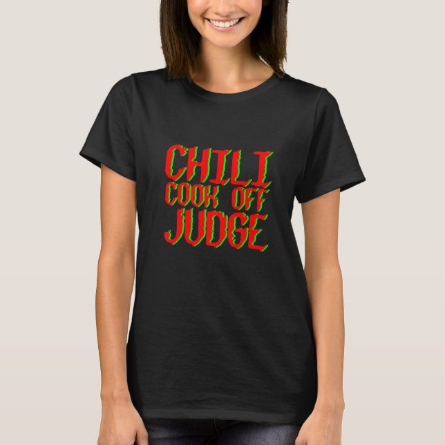 Camiseta Chili Cook Off Juiz (Frente)