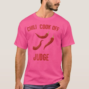 Camiseta Chili Cook Off Juiz Partido Red Pepper Spice Spicy