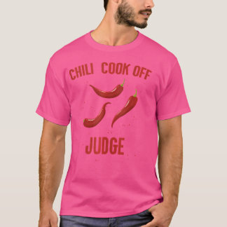 Camiseta Chili Cook Off Juiz Partido Red Pepper Spice Spicy
