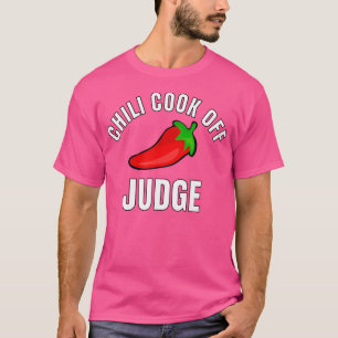 Camiseta Chili Cook Off Juiz Shirt Com Pimenta Vermelha G