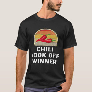Camiseta Chili Cook Off Slayer Chili Pepper Retro Cozinhar