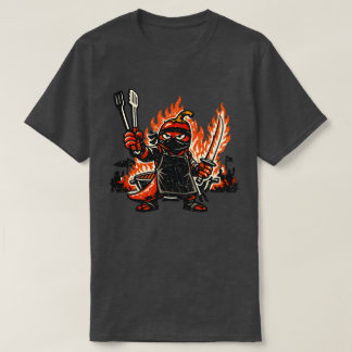 Camiseta Chili Ninja Mestre de Churrasco — Fogo de Verão Vi