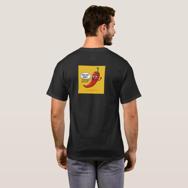 Camiseta chili not spicy (Parte Traseira Completa)