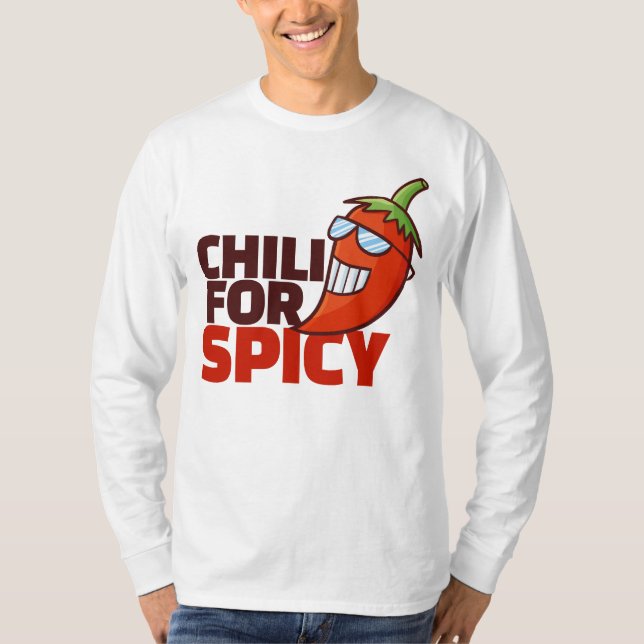 Camiseta Chili personalizável para a amostra (Frente)