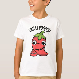 Camiseta Chili Poooper Engraçado Pepper Pun