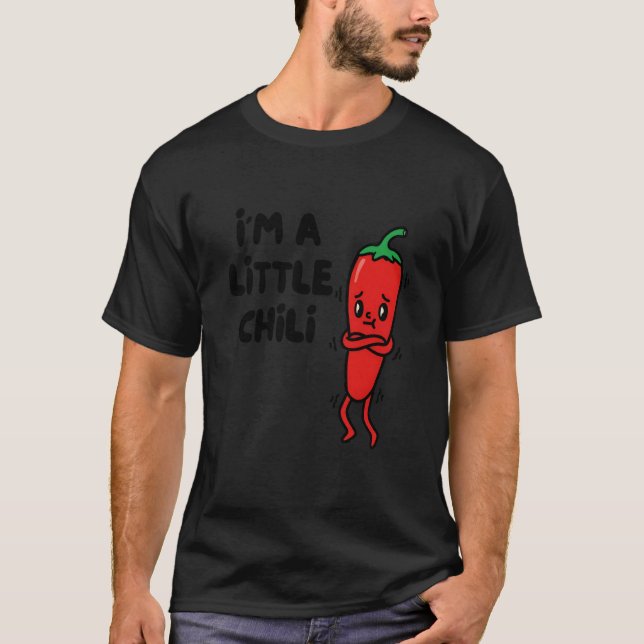 Camiseta Chili Red Pepper Vegetable Funny Chili Pun I'm Lit (Frente)