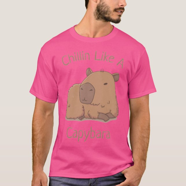 Camiseta Chilin Like A Capybara (Frente)