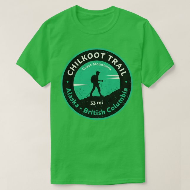 Camiseta Chilkoot Trail Alaska (Frente do Design)