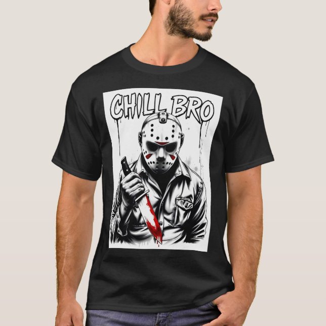 Camiseta Chill Bro Horror Tee 02 (Frente)