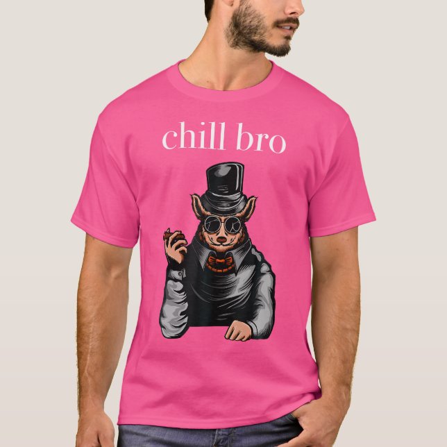 Camiseta Chill Bro Steampunk Doutor Retro Look Steampunk Ap (Frente)