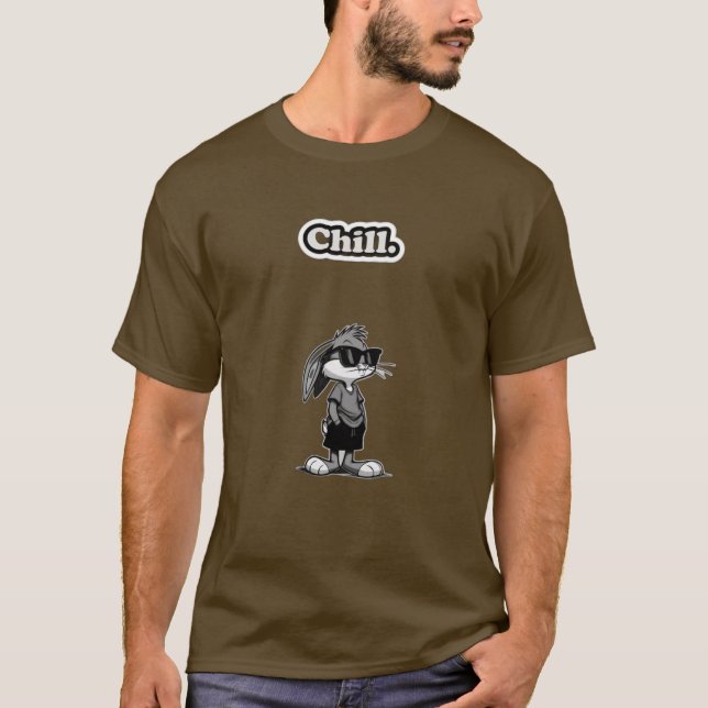 Camiseta Chill Bunny with Sunglasses (Frente)