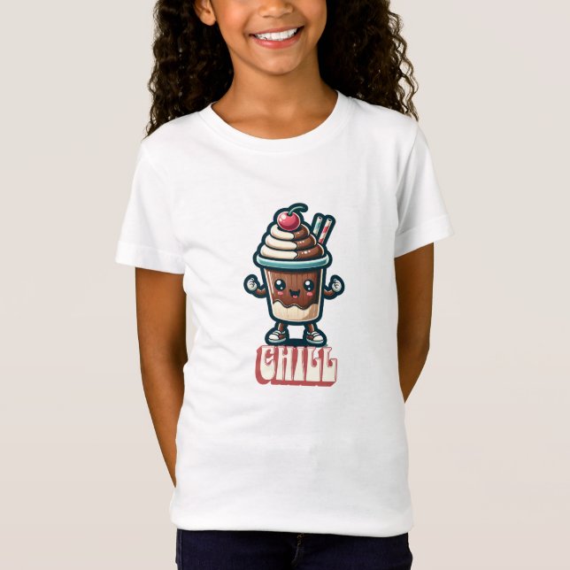 Camiseta Chill Chocolate Milkshake Pun (Frente)