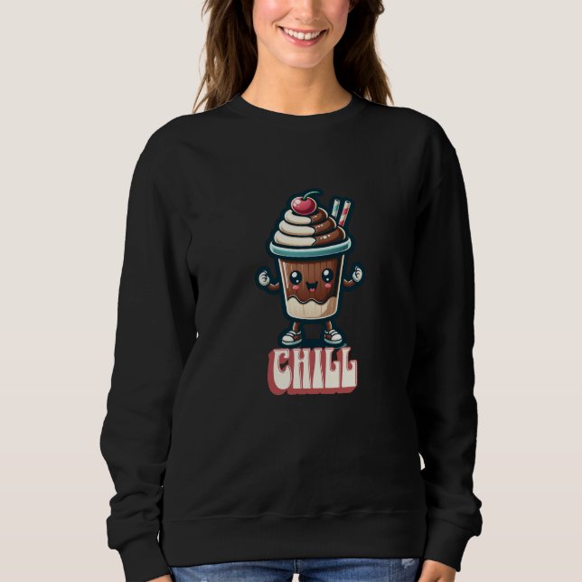 Camiseta Chill Chocolate Milkshake Pun (Frente)