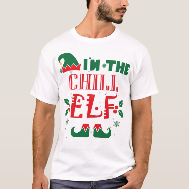 CAMISETA CHILL ELF (Frente)