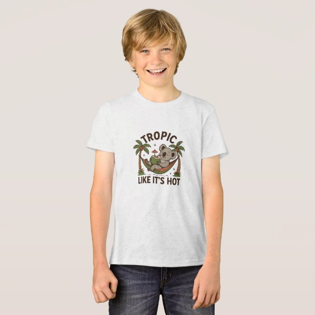Camiseta Chill Koala Vibes (Frente Completa)