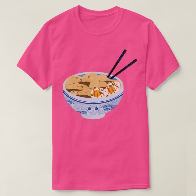 Camiseta Chill Little Ramen (Frente do Design)