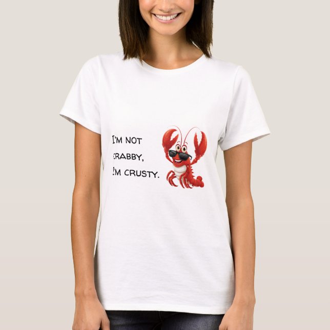 Camiseta Chill Lobster Tee - Cartoon Beach Style Shirt com (Frente)