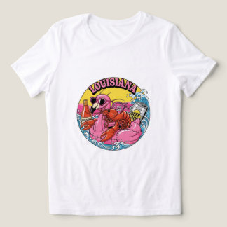 Camiseta Chill Louisiana Crawfish & Beer Tee! ☀️ 🍹