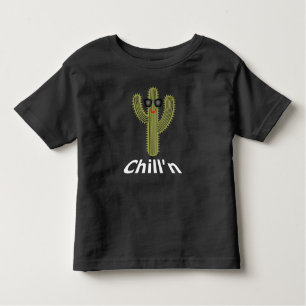 Camiseta Chill N Cactus Design - Toddler Fine Jersey T-Shir