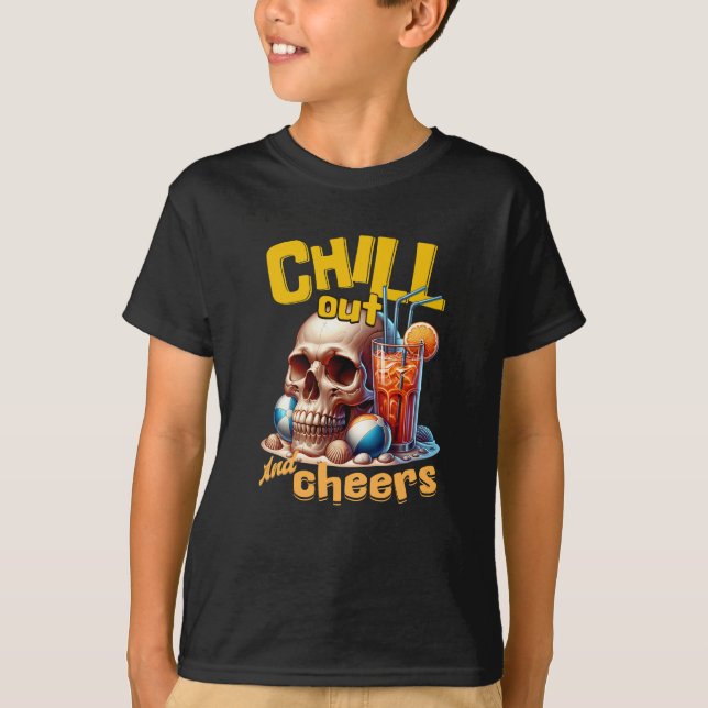 Camiseta Chill Out e Cheias (Frente)