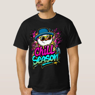 Camiseta Chill Season – Relaxed Holiday Design
