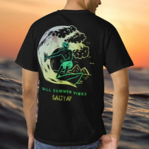 Camiseta Chill Summer Vibes Green por Salty AF