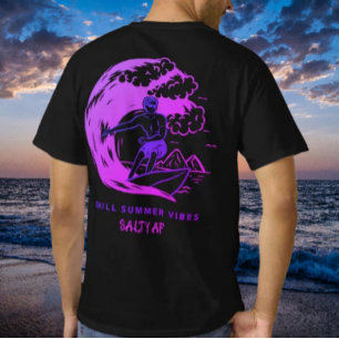 Camiseta Chill Summer Vibes Roxo por Salty AF