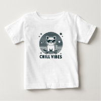 Chill Vibes Baby Graphic Jersey Tee