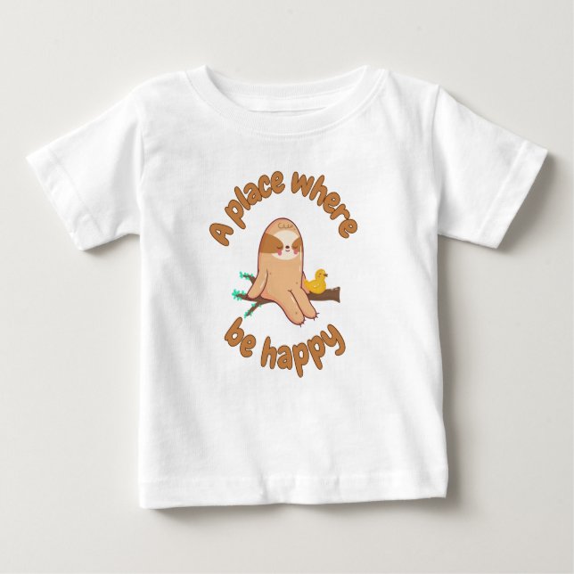 Camiseta Chill Vibes: Sloth Life Goals! (Frente)