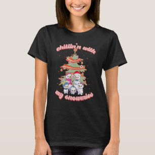 Camiseta Chillin Com A Minha Família De Felicidade De Natal