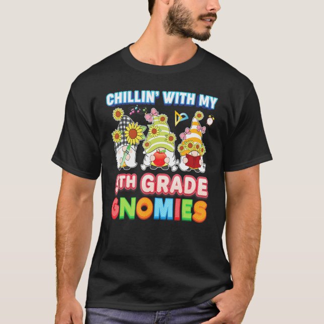Camiseta Chillin Com Meu 5, Quinto Professor Ki (Frente)