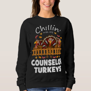 Camiseta Chillin Com Meu Conselheiro Turkeys Engraçado Than