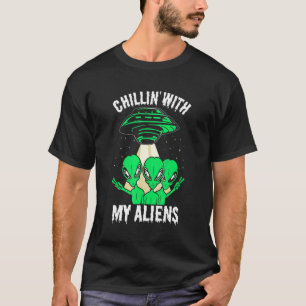 Camiseta Chillin' Com Meu Dia de as Bruxas engraçado Extrat