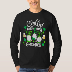 Camiseta Chillin Com Meu Gnomies Buffalo Xadrez Patrício