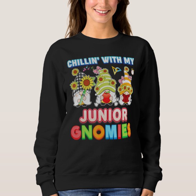 Camiseta Chillin Com Meu Professor De Gnomos Júnior Criança (Frente)