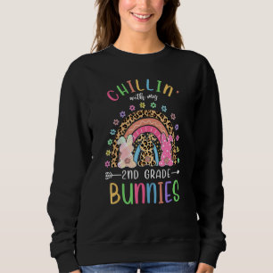 Camiseta Chillin Com Meu Professor De segundo De Bunnies Ma