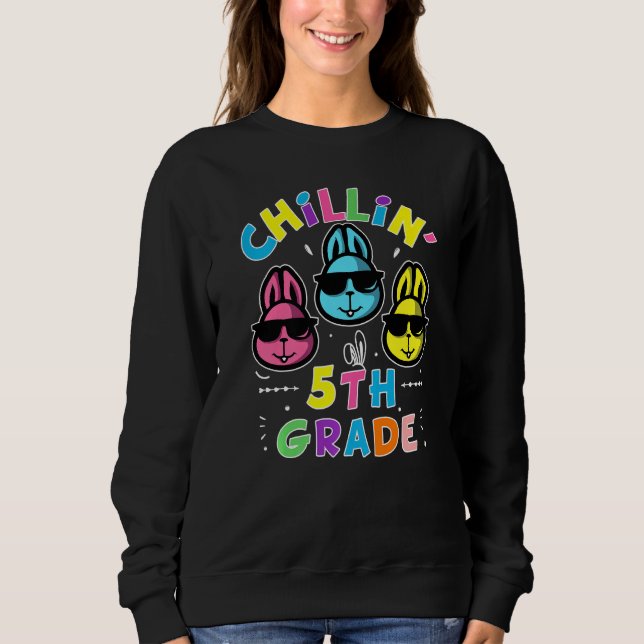 Camiseta Chillin Com Meus Filhos Da Páscoa Coelhinha 5 (Frente)
