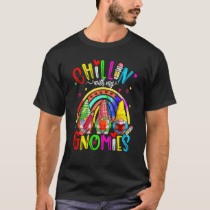 Camiseta Chillin com meus genomas 100º dia dos gnomos escol
