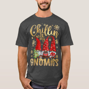Camiseta Chillin Com Meus Gnomies Engraçado Gnomo Pama de N